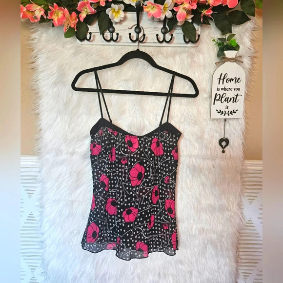 New Tower USA Floral Polka Dot Camisole - Picture 2 of 5